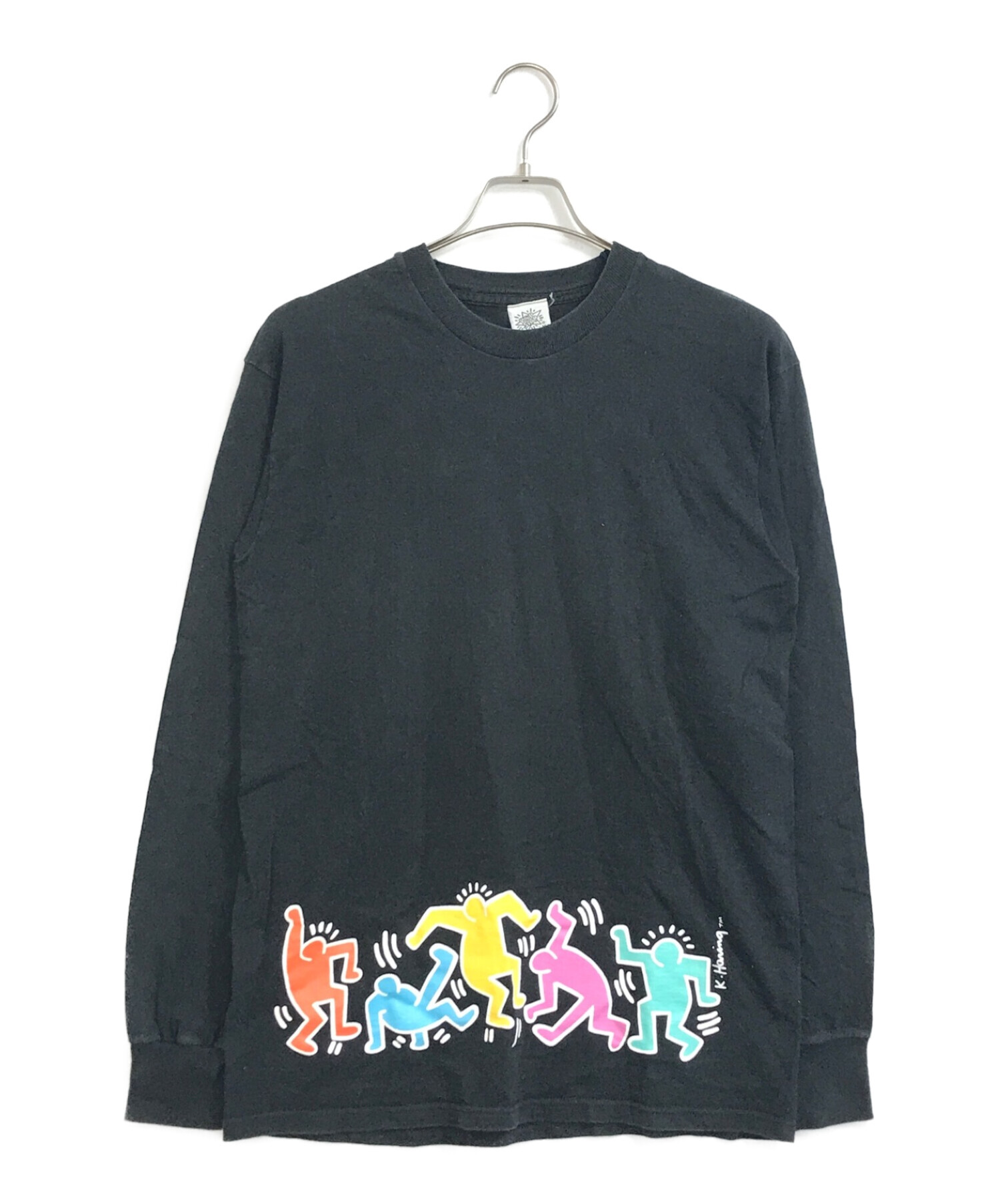 90s Keith Haring キースヘリング ロングtシャツ