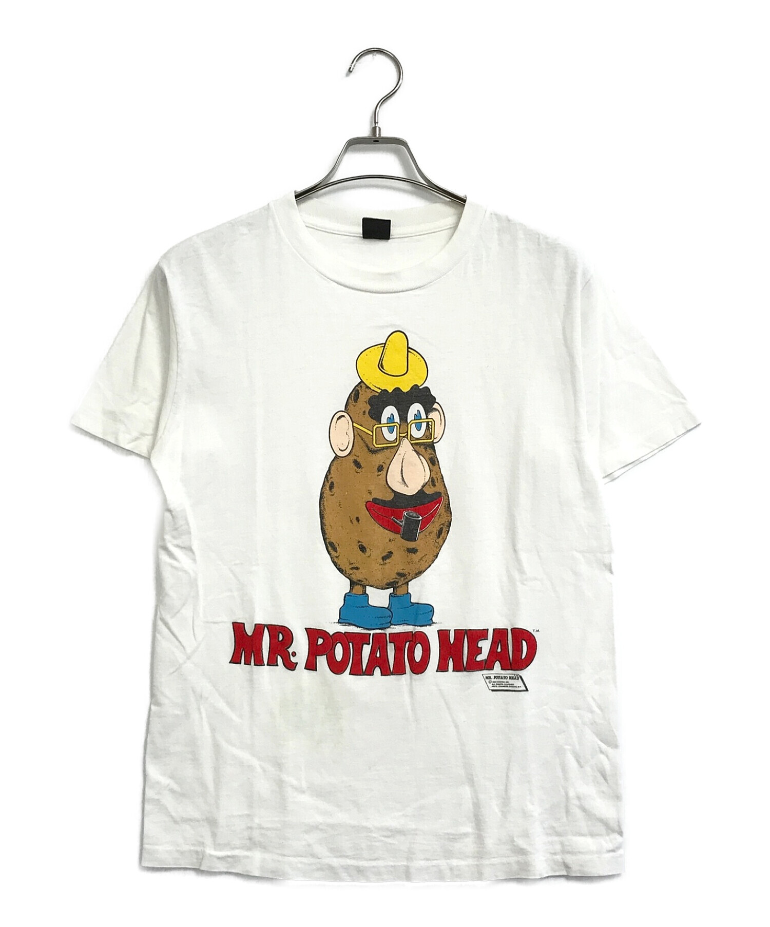 MR.POTATO HEAD (ミスター・ポテトヘッド) [古着]アニメTEE ホワイト サイズ:L