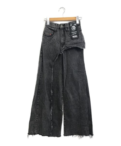 【中古・古着通販】DIESEL (ディーゼル) デニムパンツ ブラック