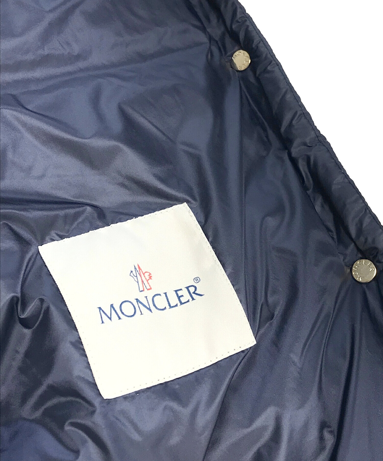 中古・古着通販】MONCLER (モンクレール) ダウンベスト ネイビー