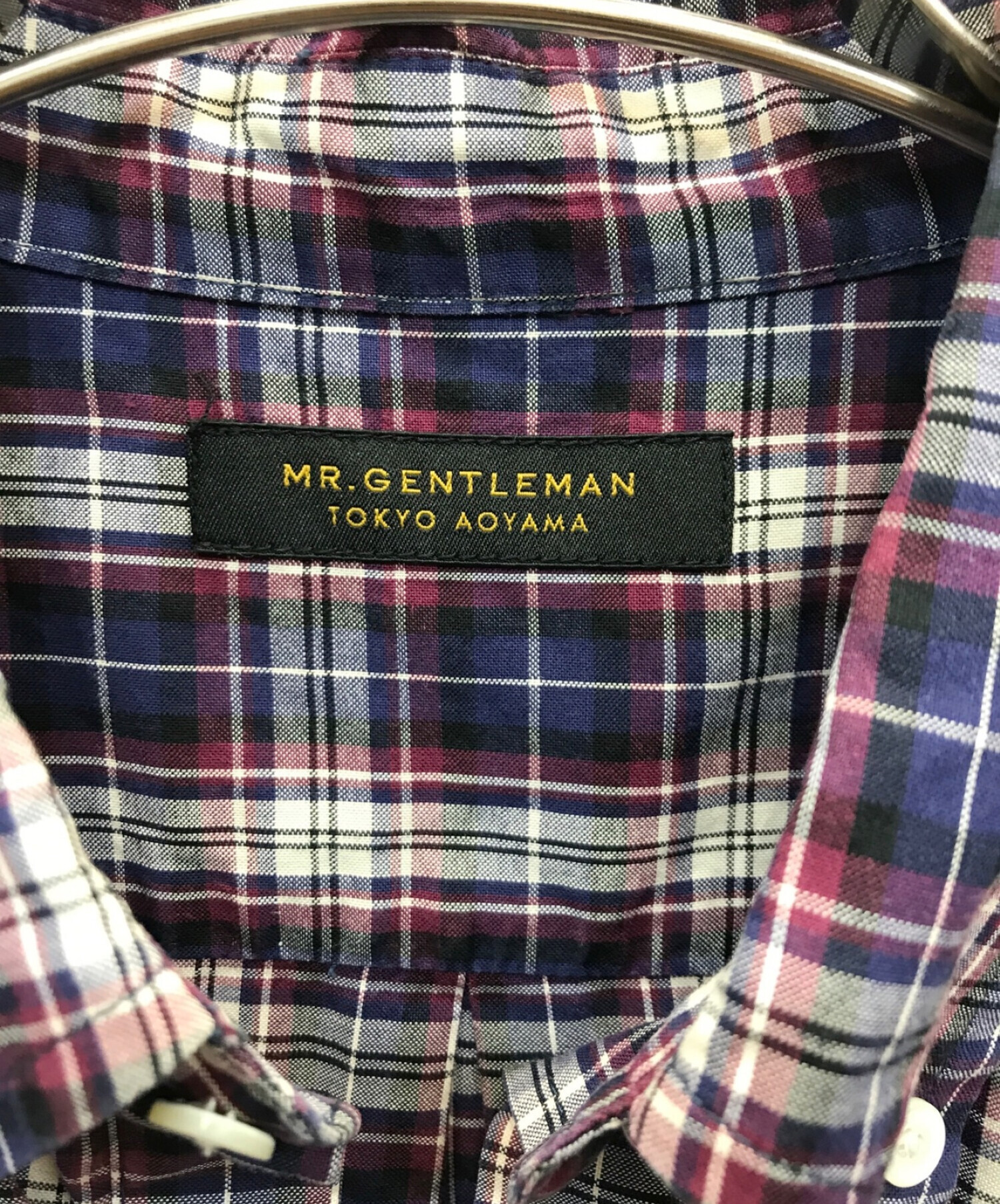 MISTER GENTLEMAN チェックシャツ-