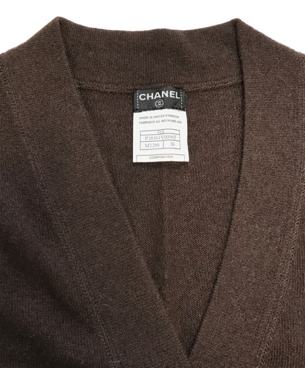 中古・古着通販】CHANEL (シャネル) ココワッペンカシミヤアンサンブル