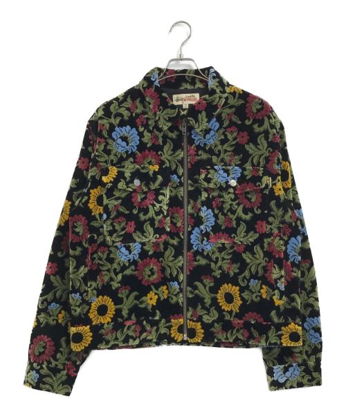 中古・古着通販】stussy (ステューシー) 花柄ベロアジャケット