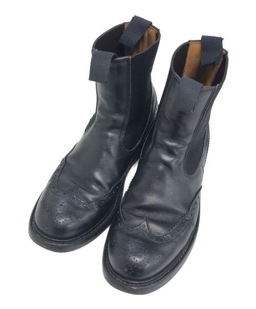 中古・古着通販】Tricker's (トリッカーズ) サイドゴアブーツ ブラック