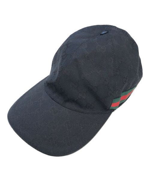 中古・古着通販】GUCCI (グッチ) GGキャンバスベースボールキャップ