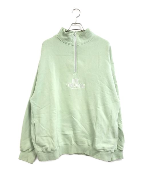 中古・古着通販】HUF (ハフ) ハーフジップスウェット 黄緑