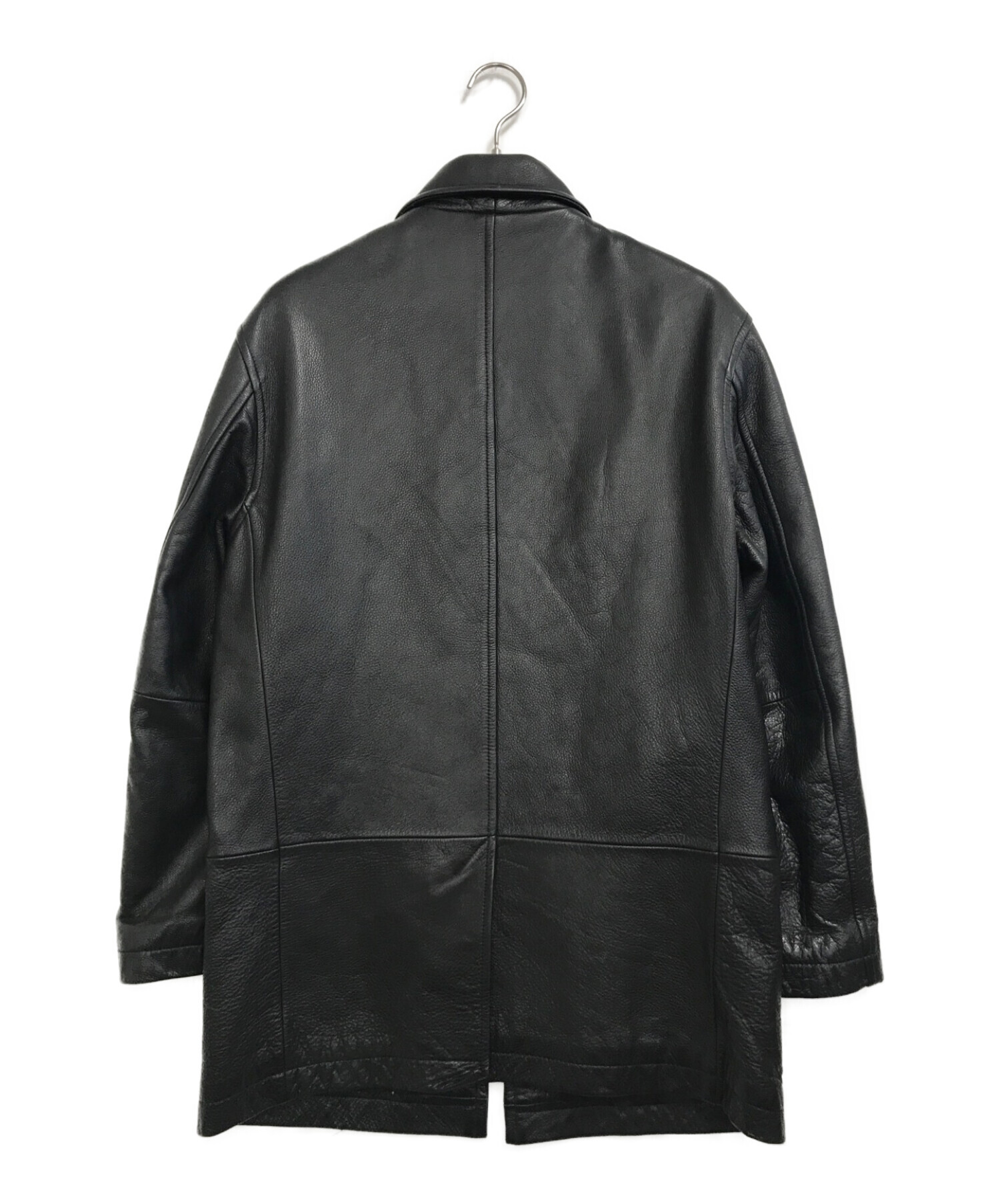 carcoatDKNY leather car coat
