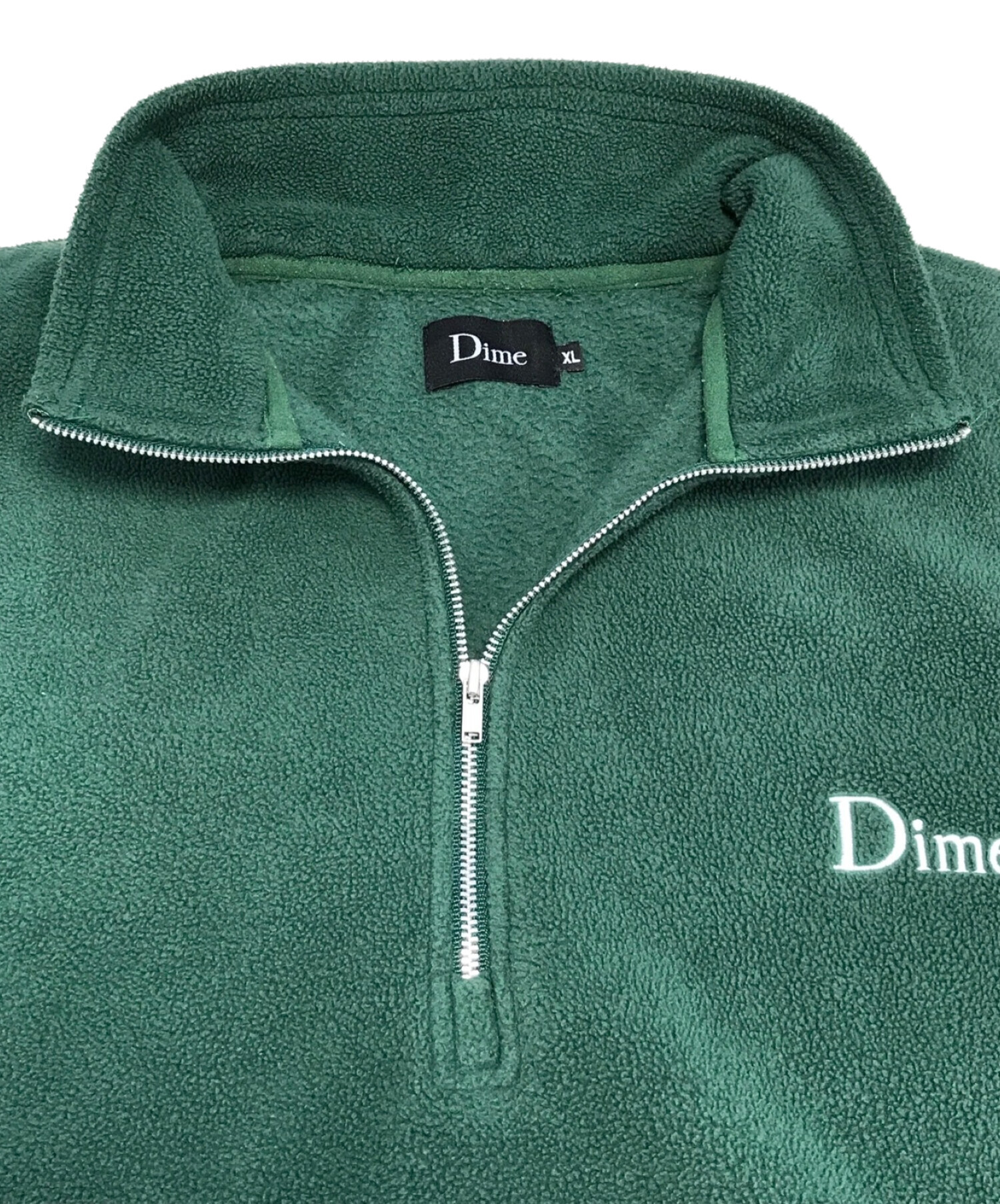 Dime (ダイム) ハーフジップフリースジャケット グリーン サイズ:XL