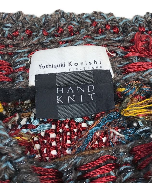 YOSHIYUKI KONISHI (ヨシユキコニシ) 総柄ハンドニット マルチカラー サイズ:表記なし