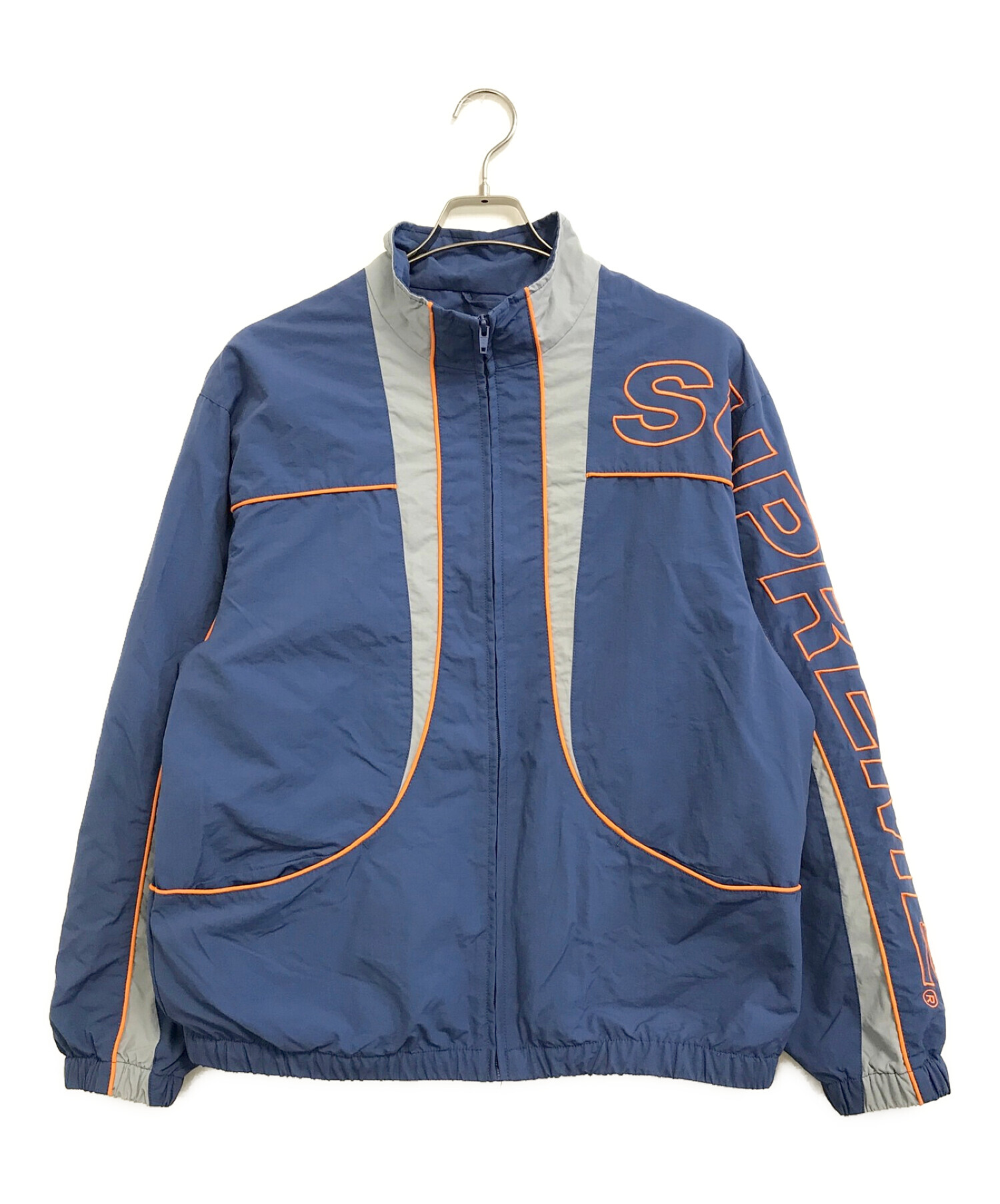 SUPREME (シュプリーム) piping track jacket ブルー サイズ:M