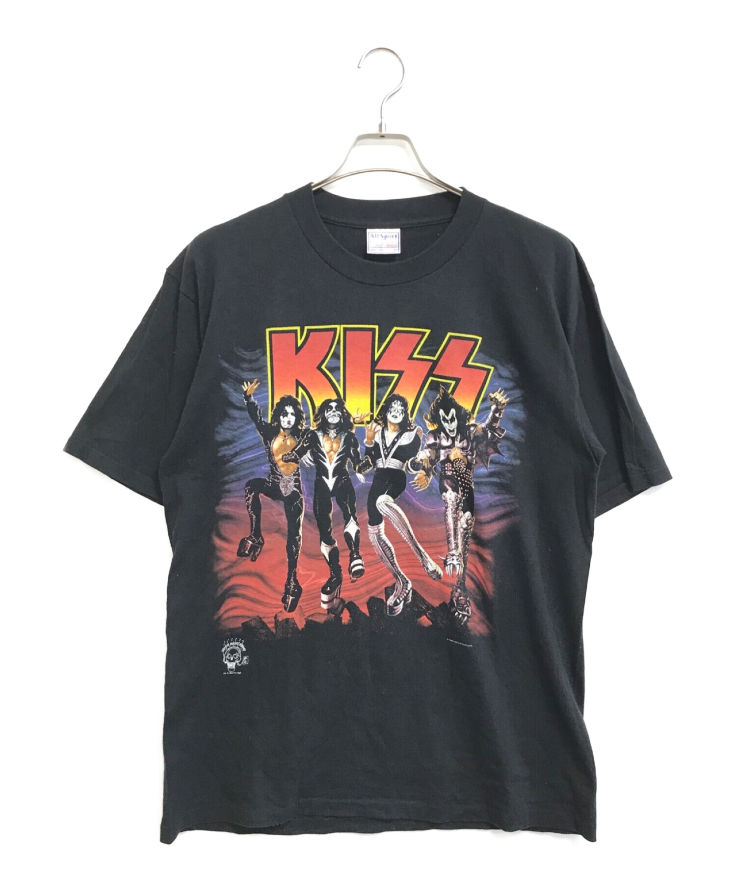バンドTシャツ (バンドTシャツ) [古着]90's KISS バンドTシャツ ブラック サイズ:L