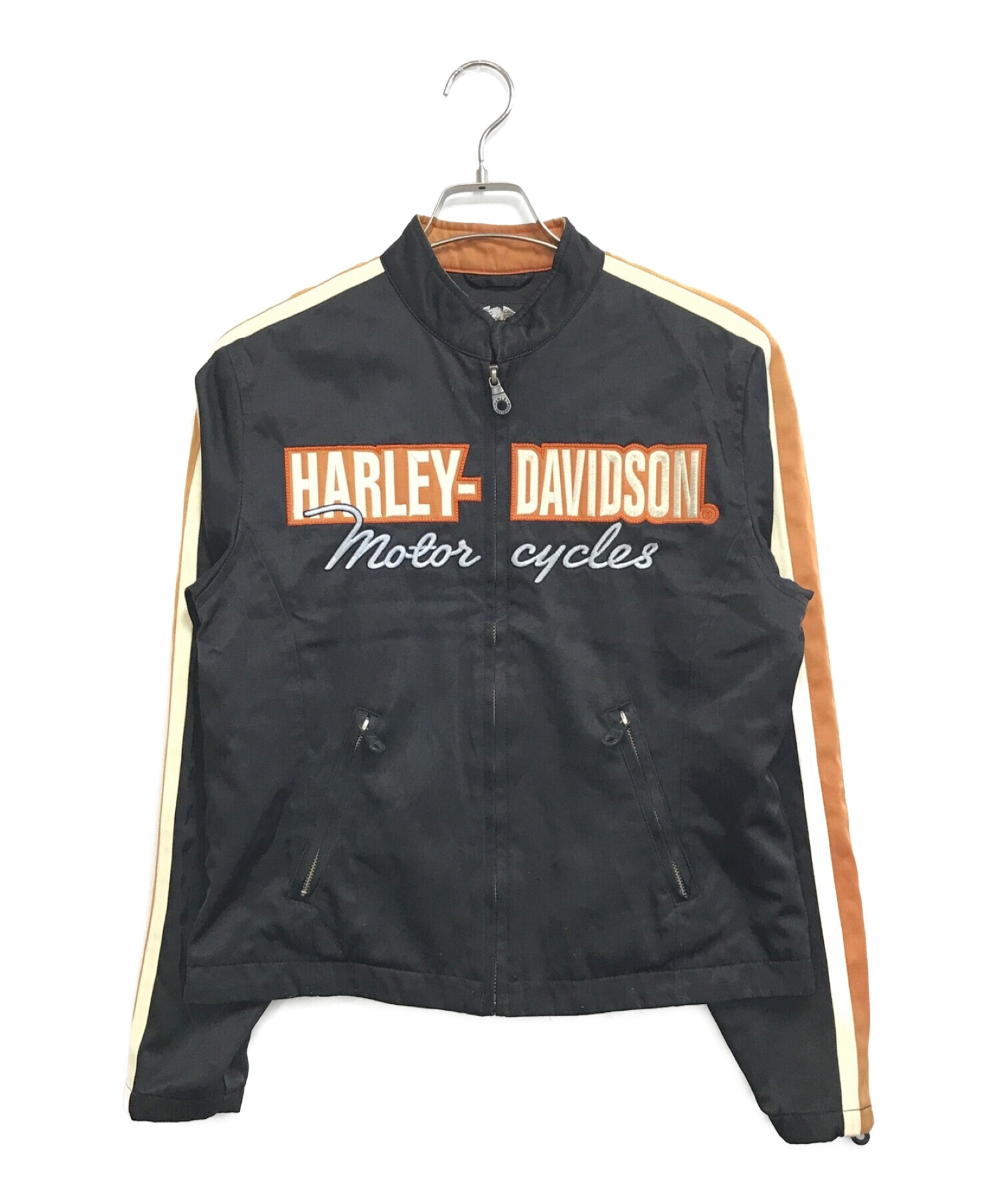 HARLEY-DAVIDSON (ハーレーダビッドソン) [古着]ジップアップジャケット ブラック サイズ:S