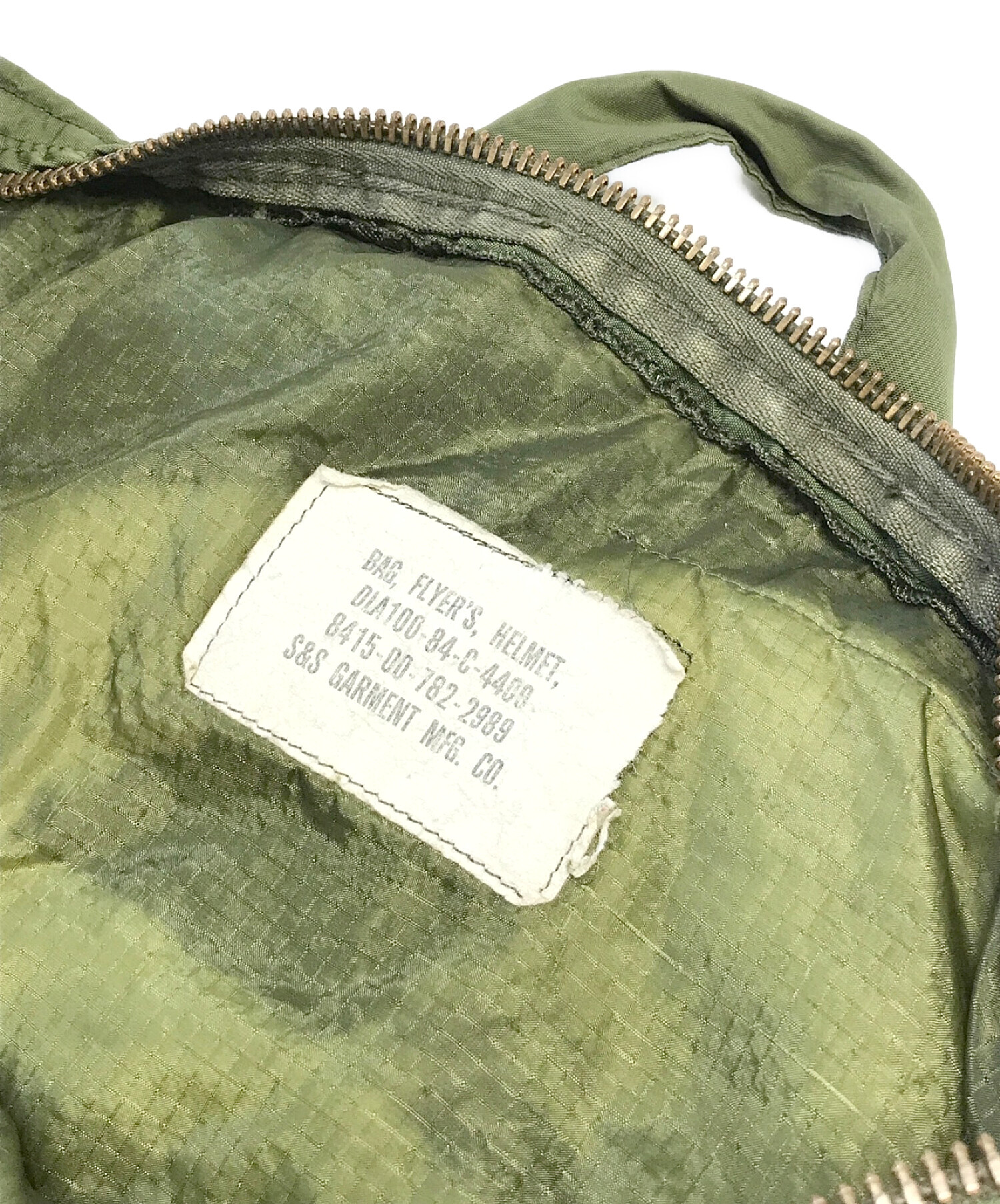 VINTAGE MILITARY (ヴィンテージ ミリタリー) [古着]US ARMY ヘルメットバッグ カーキ サイズ:表記なし