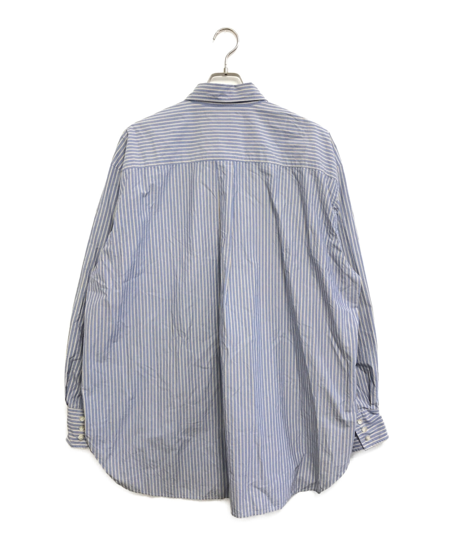 Marvine Pontiak Shirt Makers (マーヴィンポンティアックシャツメイカーズ) ストライプシャツ ブルー サイズ:One  size