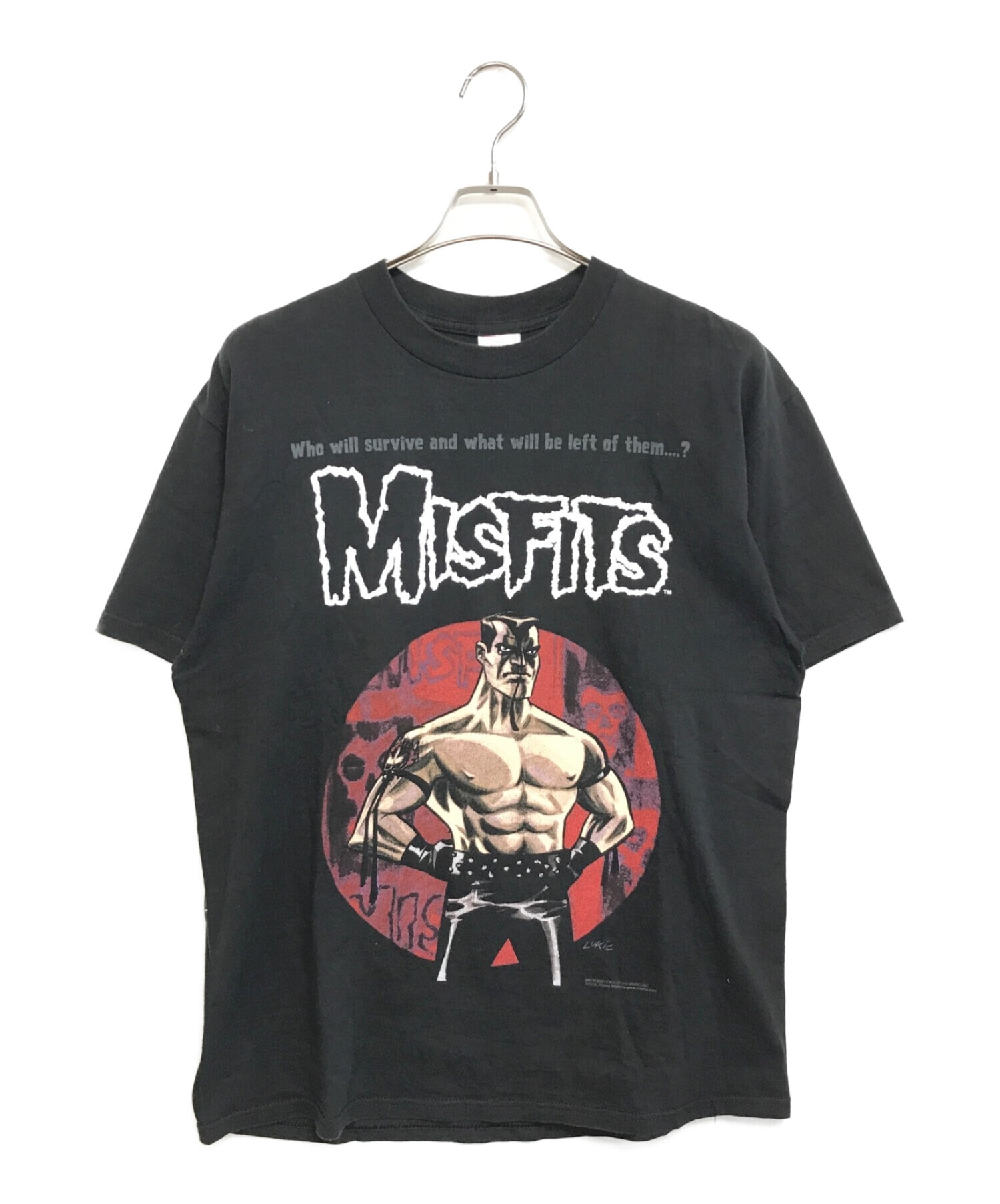 MISFITS (ミスフィッツ) [古着]バンドTシャツ ブラック サイズ:L