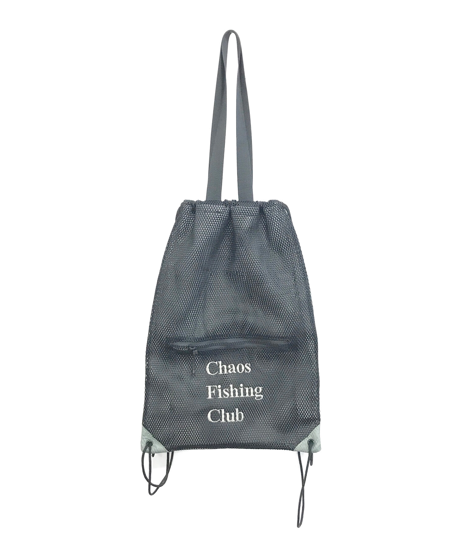 CHAOS FISHING CLUB (カオスフィッシングクラブ) 2WAYメッシュナップサック ブラック サイズ:表記なし