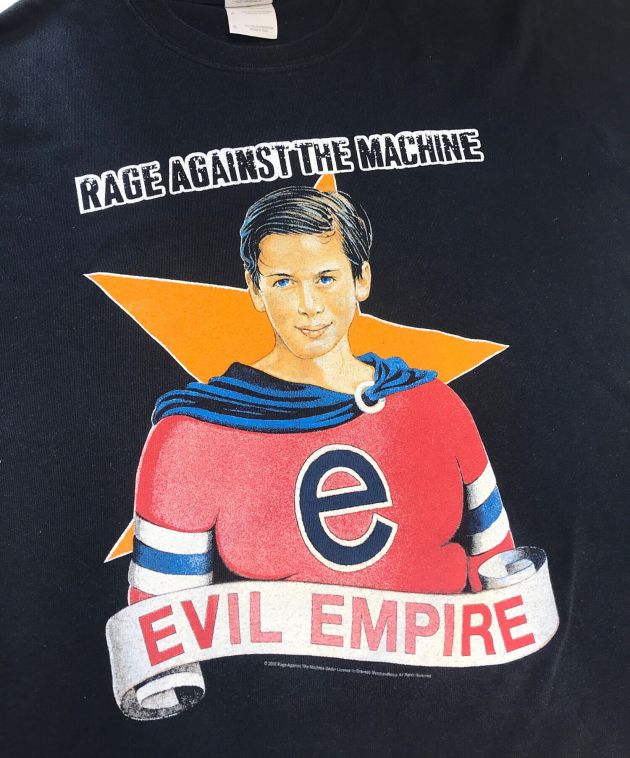 中古・古着通販】バンドTシャツ (バンドTシャツ) 00s RAGE AGAINST THE MACHINE(レイジ・アゲインスト・ザ・マシーン) バンドTシャツ  ブラック サイズ:S｜ブランド・古着通販 トレファク公式【TREFAC FASHION】スマホサイト