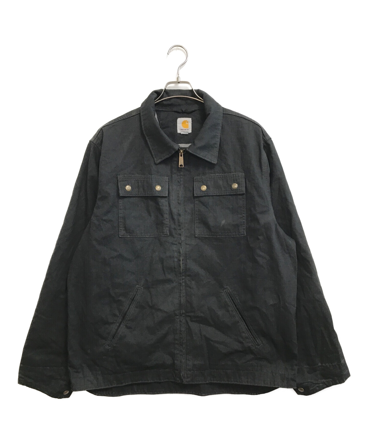 中古・古着通販】CarHartt (カーハート) ジップジャケット ブラック