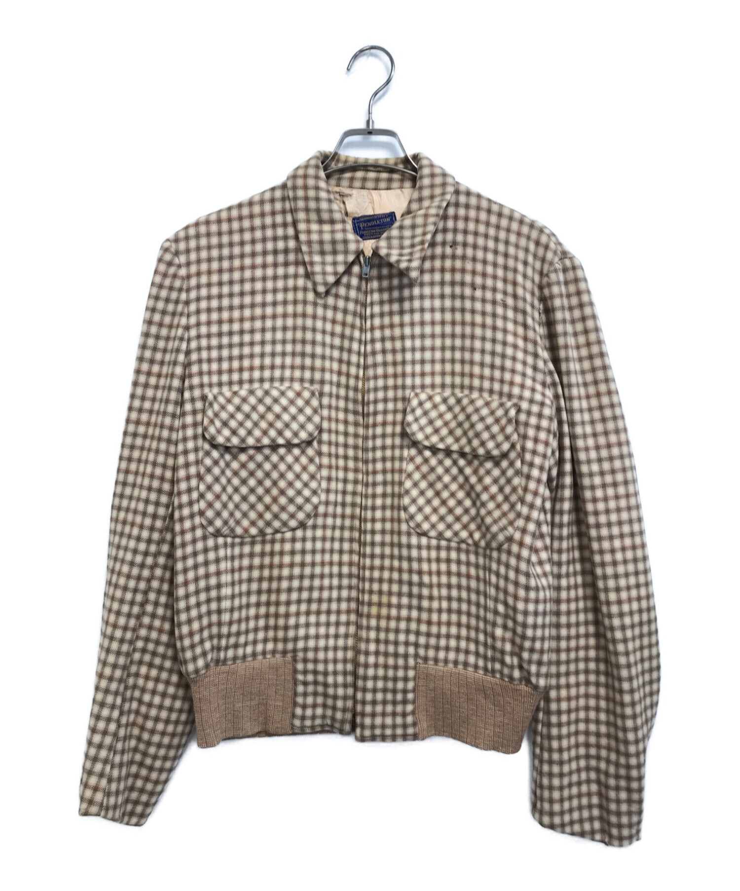 PENDLETON (ペンドルトン) [古着]40'sスポーツジャケット ベージュ サイズ:表記なし