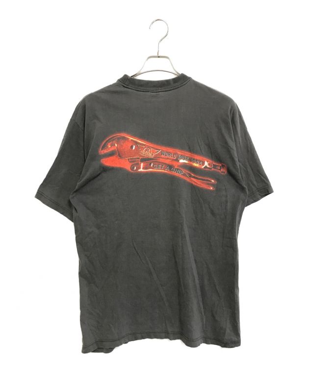 中古・古着通販】バンドTシャツ (バンドTシャツ) [古着]90's aerosmith(エアロスミス) バンドTシャツ ブラック  サイズ:XL｜ブランド・古着通販 トレファク公式【TREFAC FASHION】スマホサイト