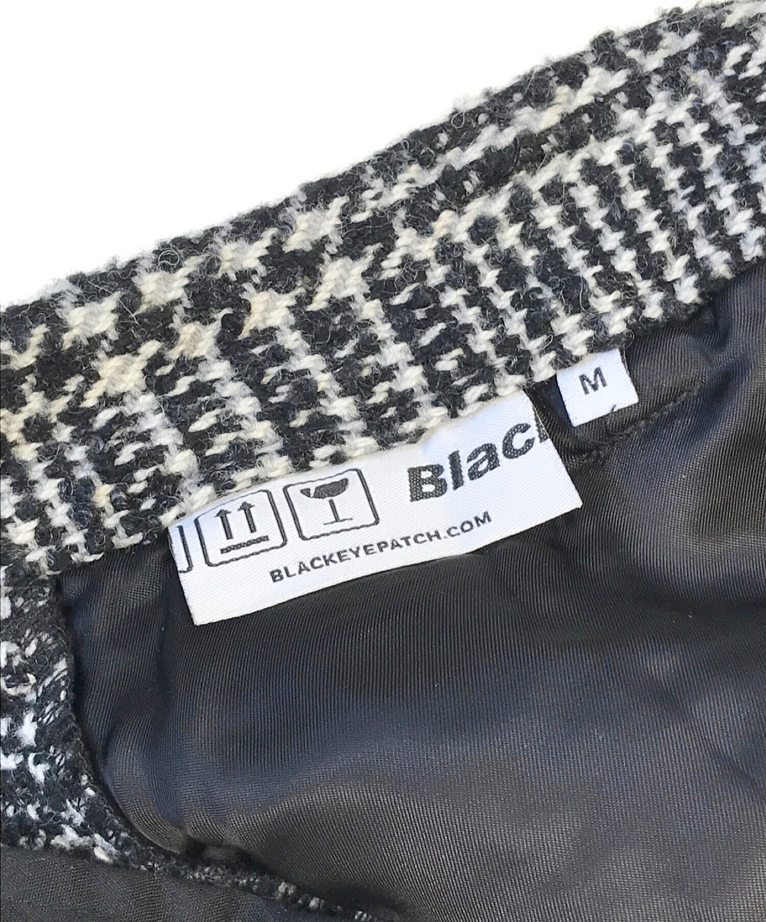 BlackEyePatch (ブラックアイパッチ) sulvam (サルバム) ツイードパンツ ブラック サイズ:M