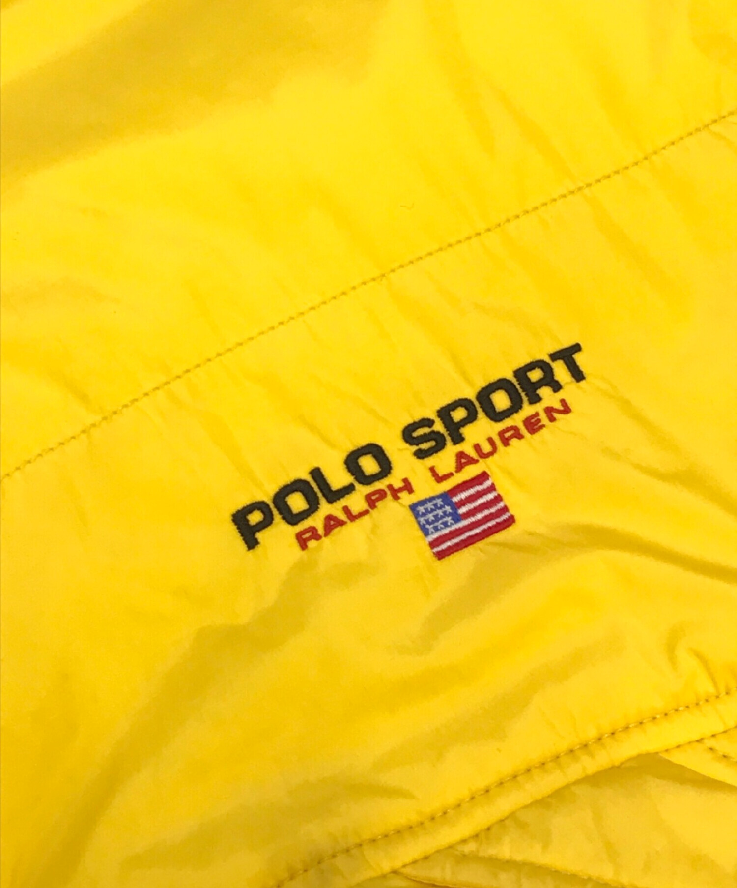 POLO SPORT (ポロスポーツ) [古着]中綿ジャケット イエロー サイズ:LL