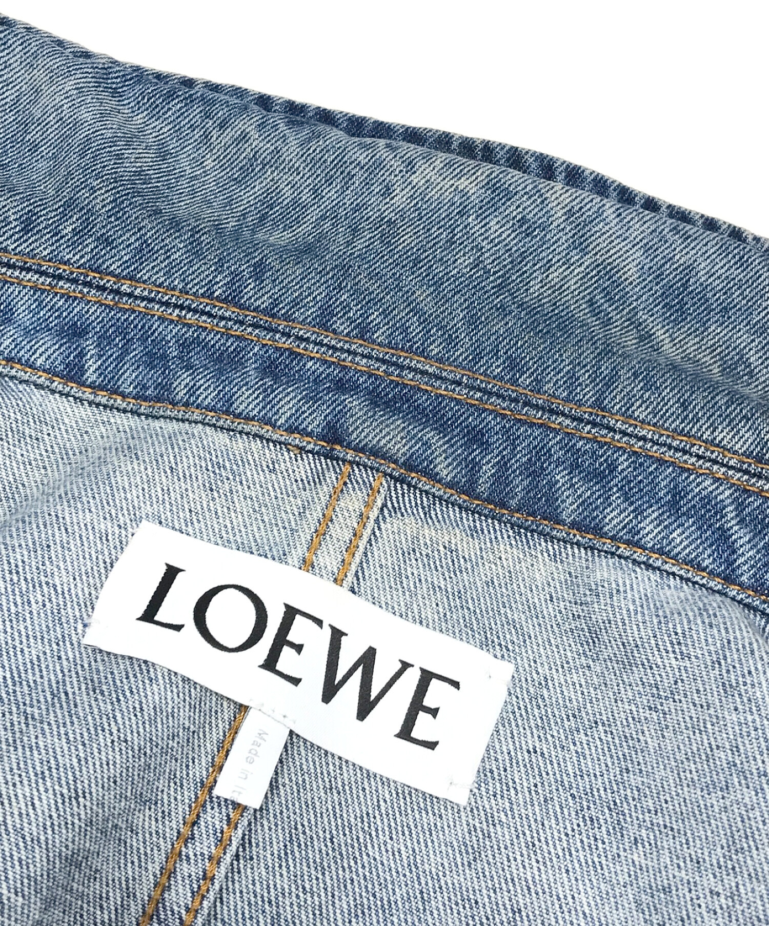 中古・古着通販】LOEWE (ロエベ) アナグラムワークデニムジャケット