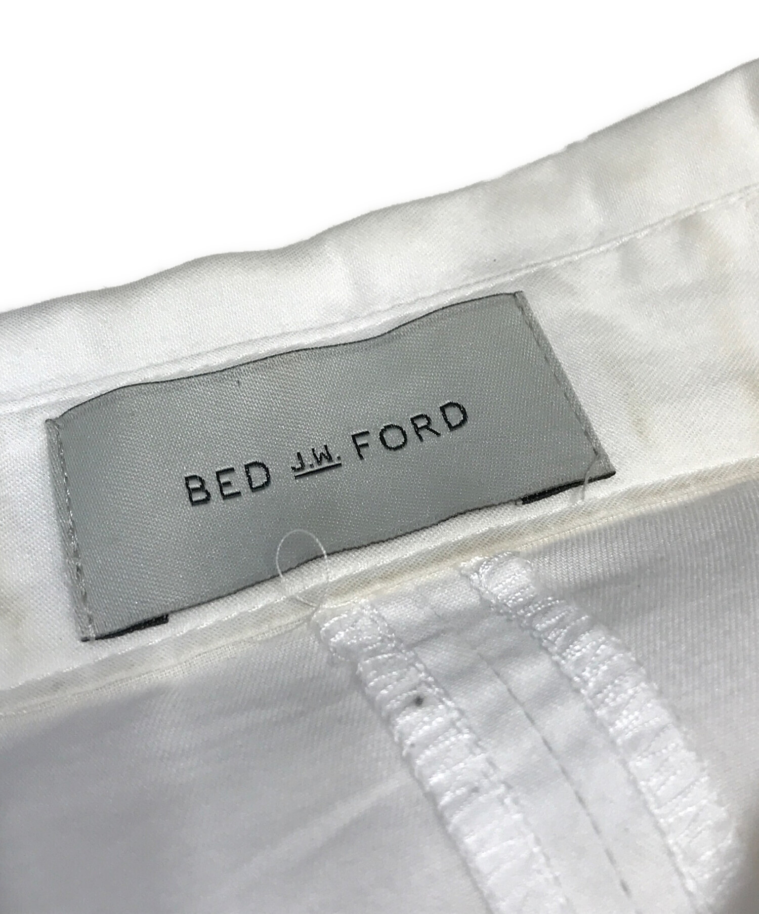 中古・古着通販】BED J.W. FORD (ベッドフォード) シルク混長袖シャツ ホワイト サイズ:1｜ブランド・古着通販  トレファク公式【TREFAC FASHION】スマホサイト