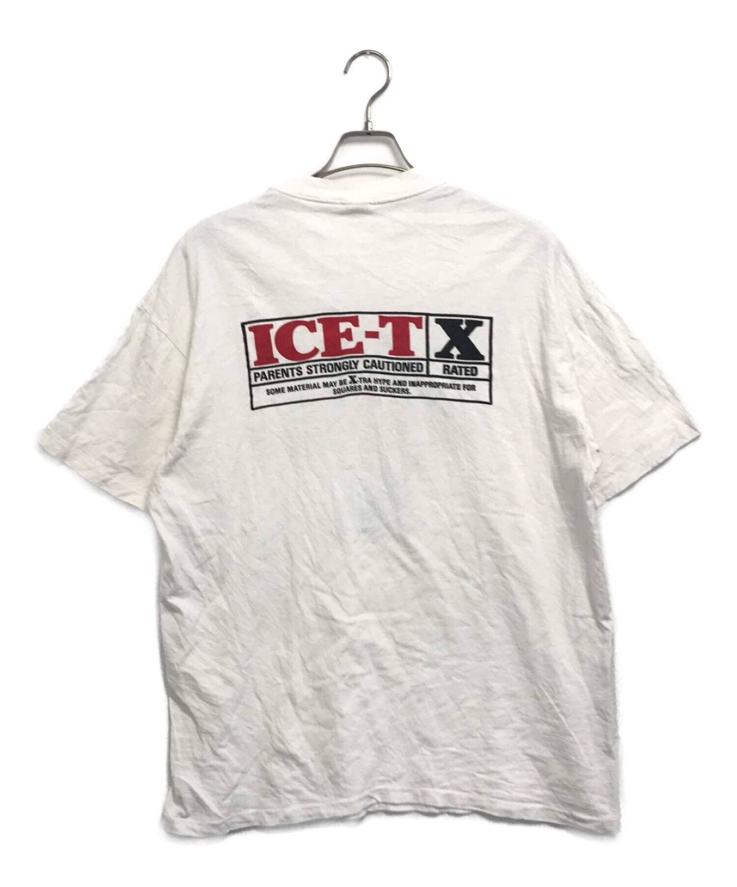 袖丈約18cmかなり使用感あり‼️アメリカ製　ICE-T Tシャツ
