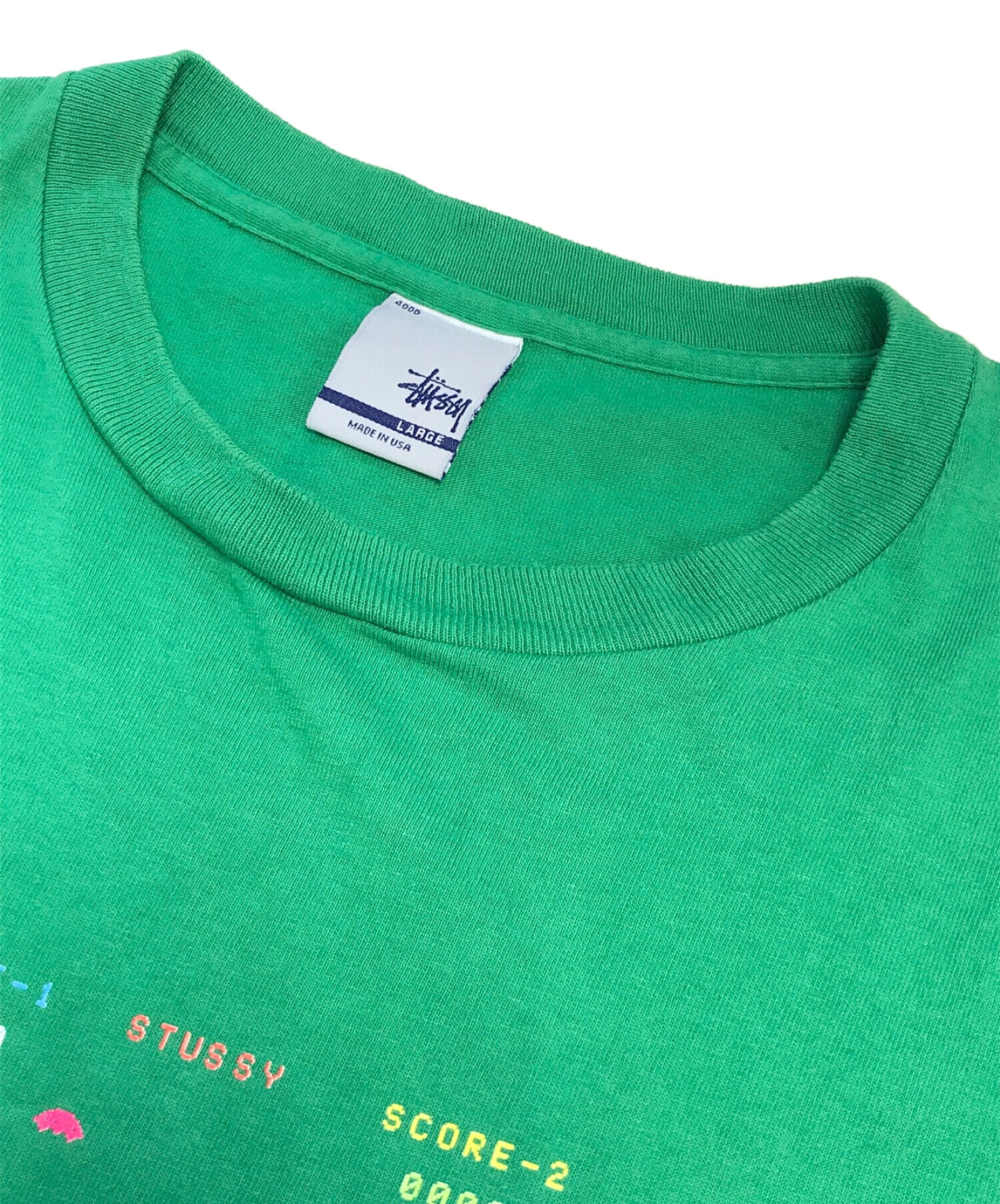 中古・古着通販】stussy (ステューシー) インベーダープリントTシャツ