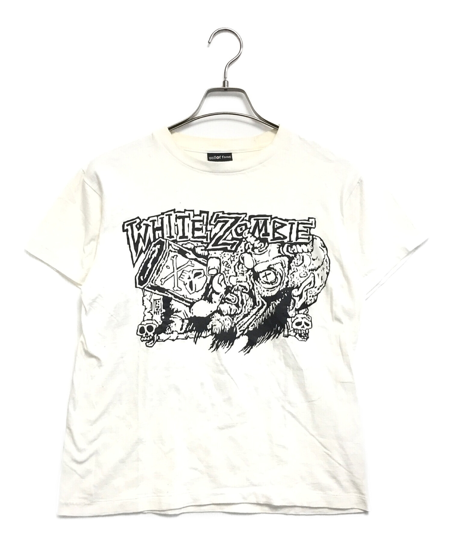 バンドTシャツ (バンドTシャツ) white zombie 両面プリントバンドTシャツ ホワイト サイズ:M