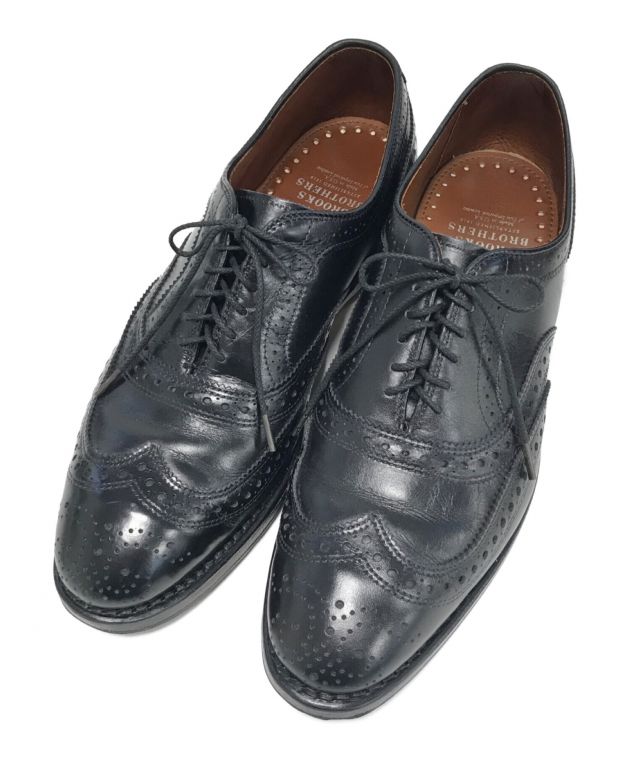 中古・古着通販】BROOKS BROTHERS (ブルックスブラザーズ) Allen Edmonds (アレン エドモンズ) ウィングチップシューズ  ブラック サイズ:7 1/2 D｜ブランド・古着通販 トレファク公式【TREFAC FASHION】スマホサイト