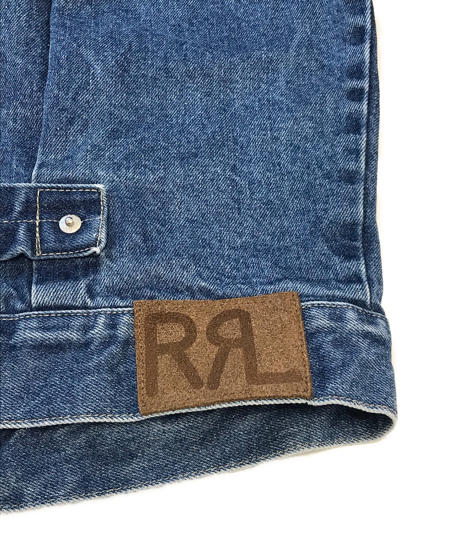 RRL (ダブルアールエル) 2ndタイプシンチバックデニムジャケット インディゴ サイズ:L