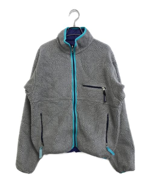 【中古・古着通販】Patagonia (パタゴニア) グリセードフリースジャケット ヘザーグレー×パープル サイズ:S｜ブランド・古着通販  トレファク公式【TREFAC FASHION】スマホサイト