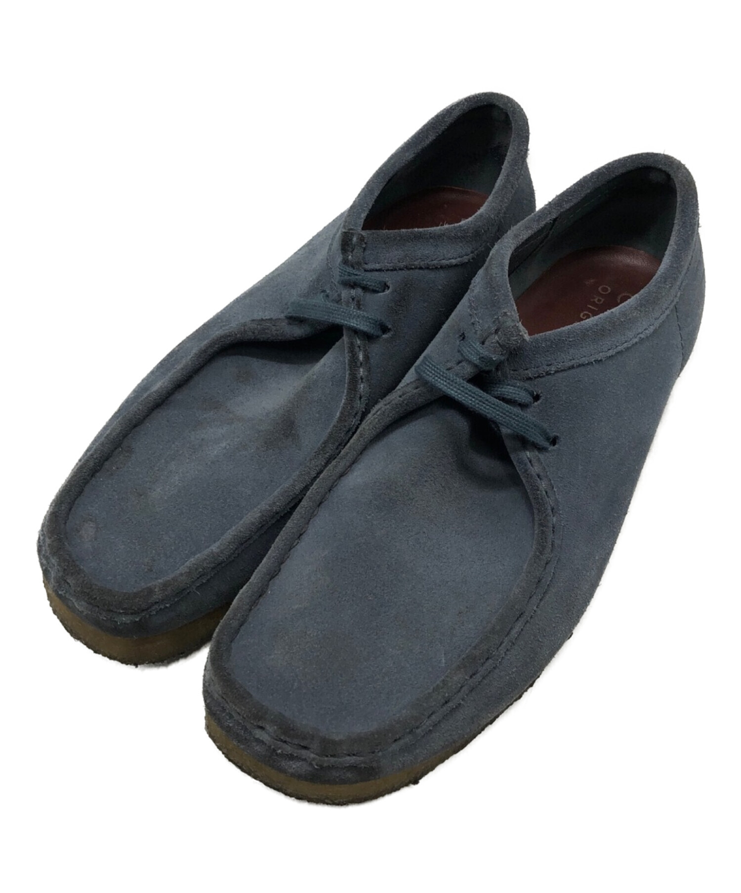 中古・古着通販】CLARKS (クラークス) ワラビーシューズ パープル