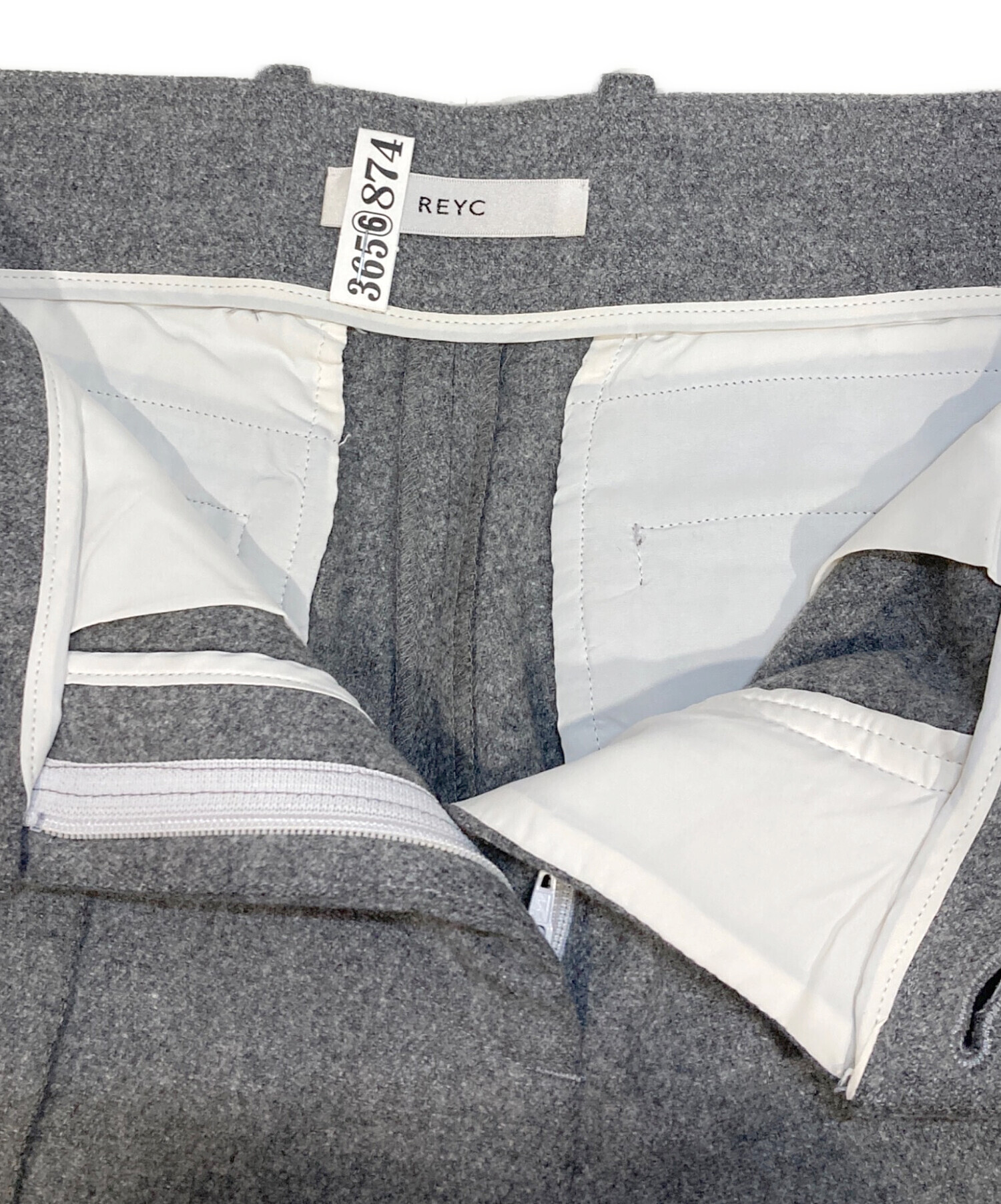 中古・古着通販】REYC (リック) スラックス グレー サイズ:XS｜ブランド・古着通販 トレファク公式【TREFAC FASHION】スマホサイト