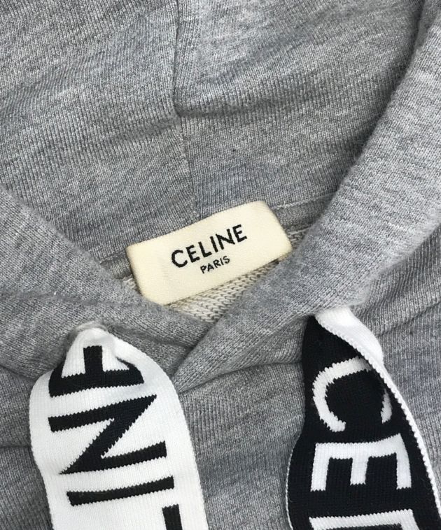 CELINE (セリーヌ) プルオーバーパーカー グレー サイズ:S