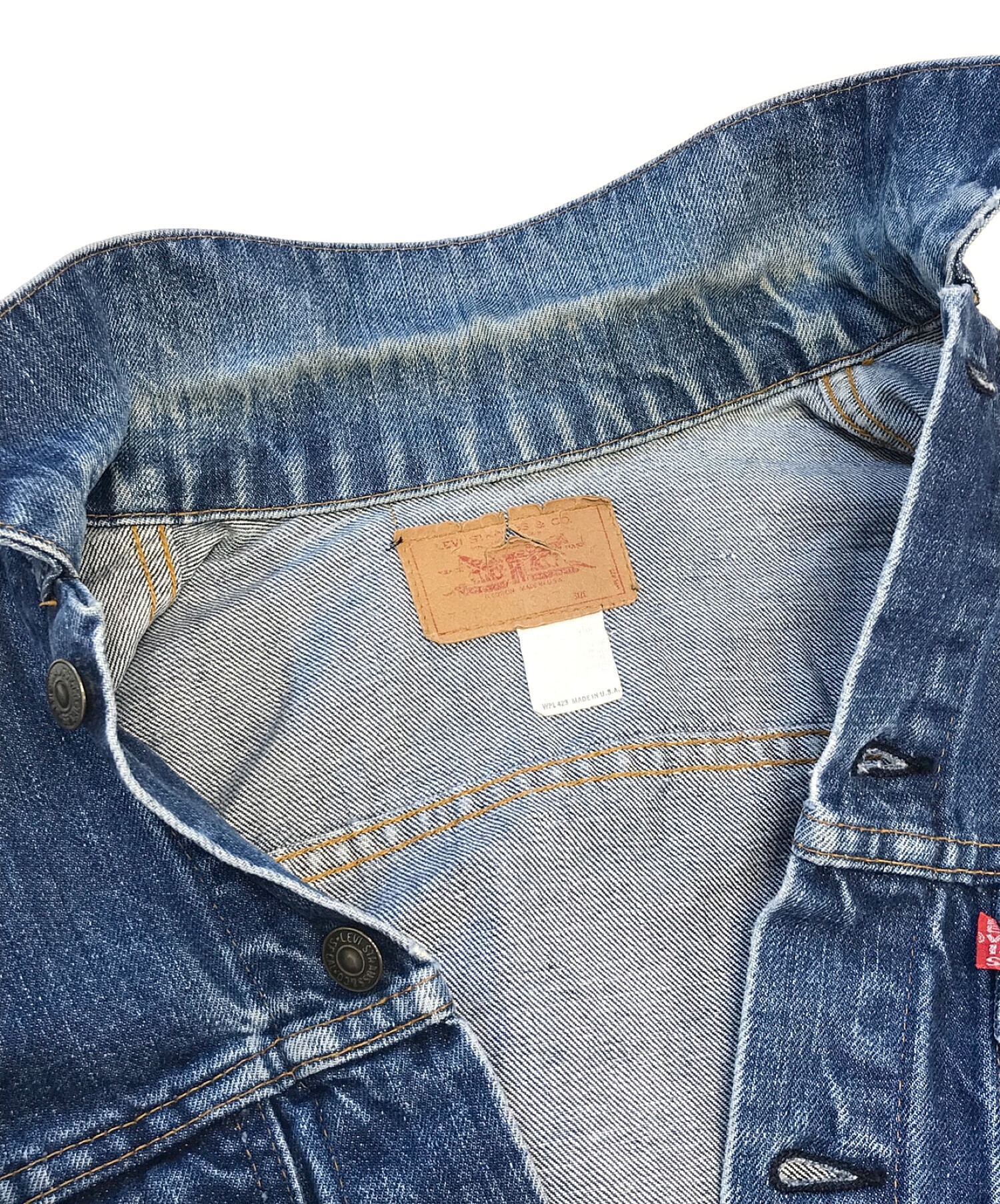 中古・古着通販】LEVI'S (リーバイス) デニムジャケット インディゴ