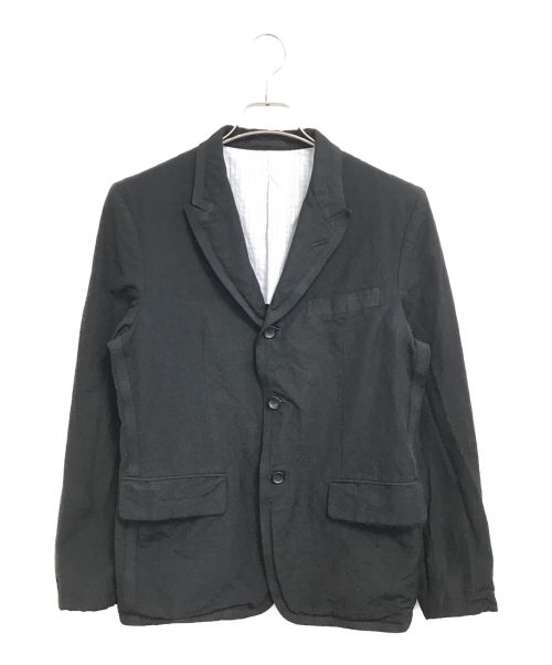 中古・古着通販】COMME des GARCONS HOMME (コムデギャルソン オム) 00'sウール縮絨テーラードジャケット ブラック  サイズ:S｜ブランド・古着通販 トレファク公式【TREFAC FASHION】スマホサイト