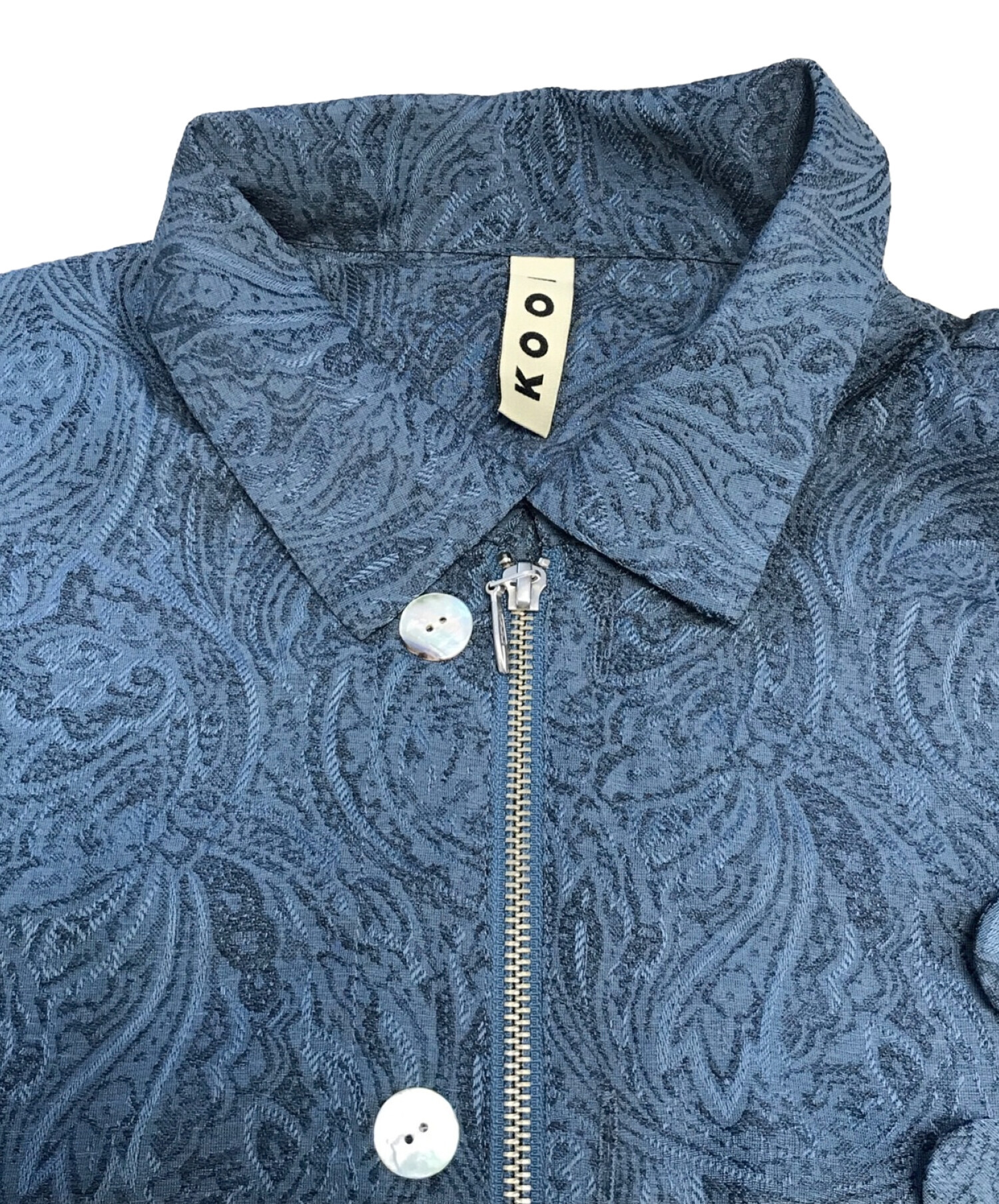 kooi (コーイ) PAISLEY JACQUARD JACKET/1 スカイブルー サイズ:1