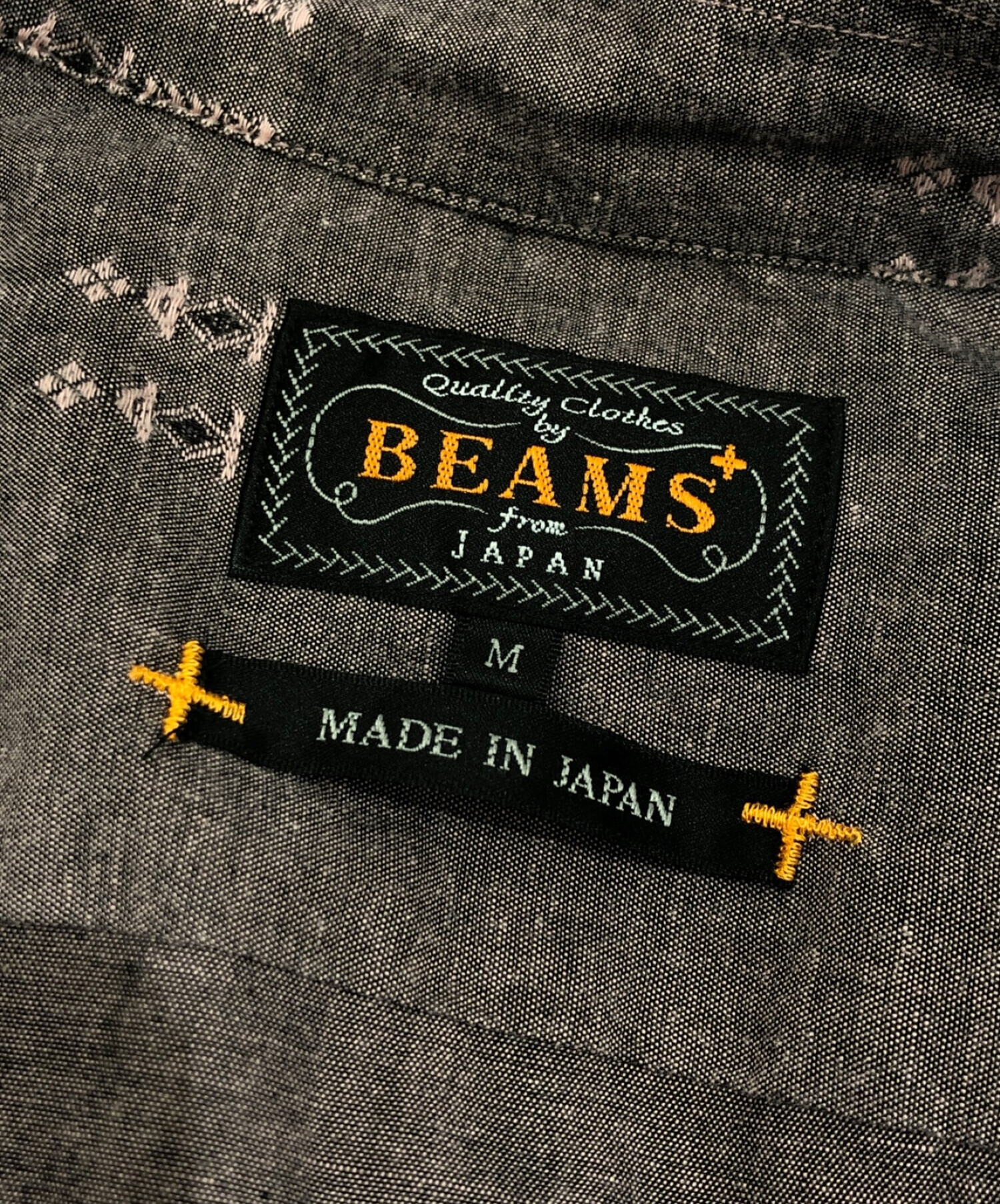 中古・古着通販】BEAMS PLUS (ビームスプラス) 開襟シャツ グレー