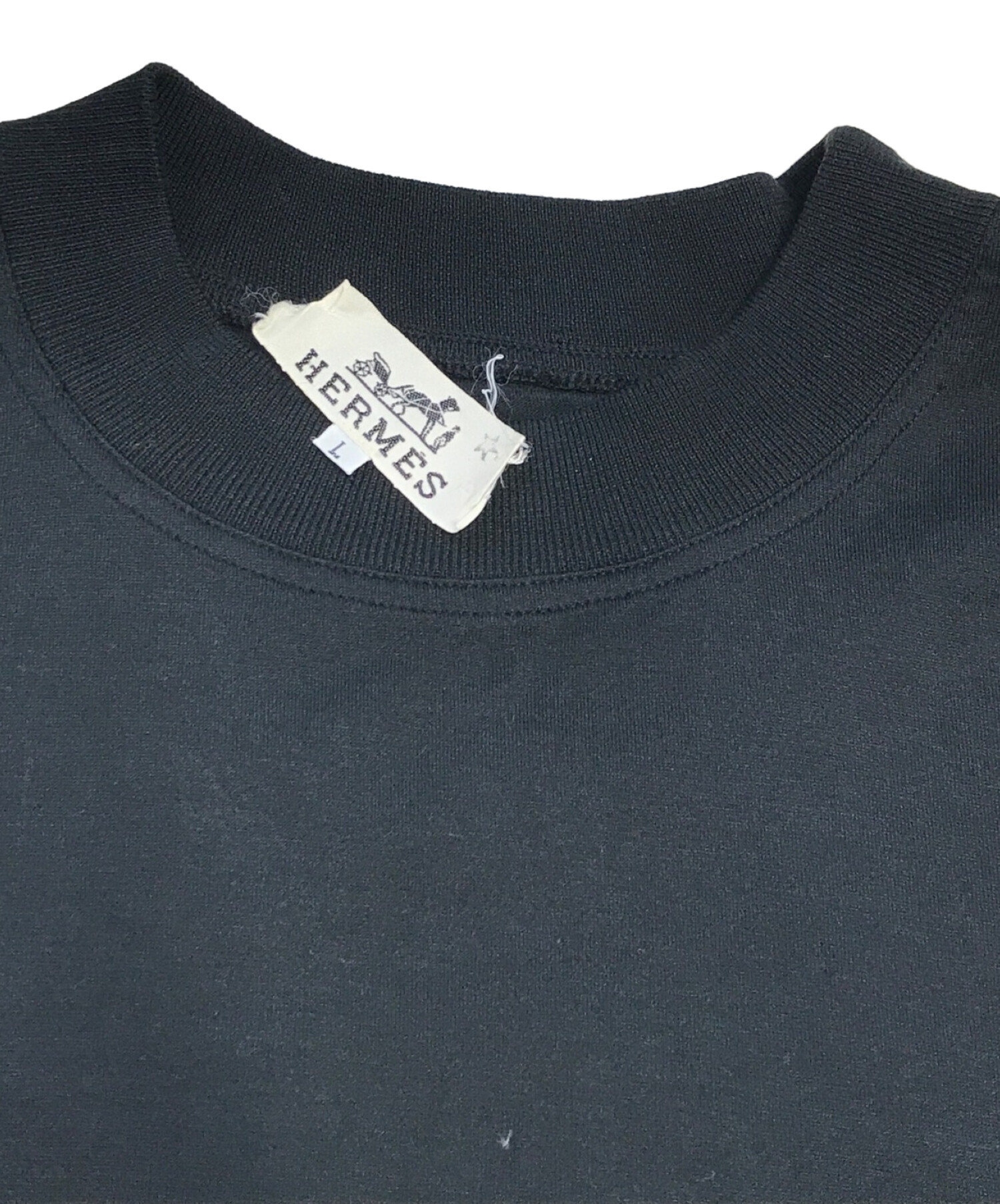 中古・古着通販】HERMES (エルメス) 胸ロゴTシャツ ブラック サイズ:L｜ブランド・古着通販 トレファク公式【TREFAC  FASHION】スマホサイト