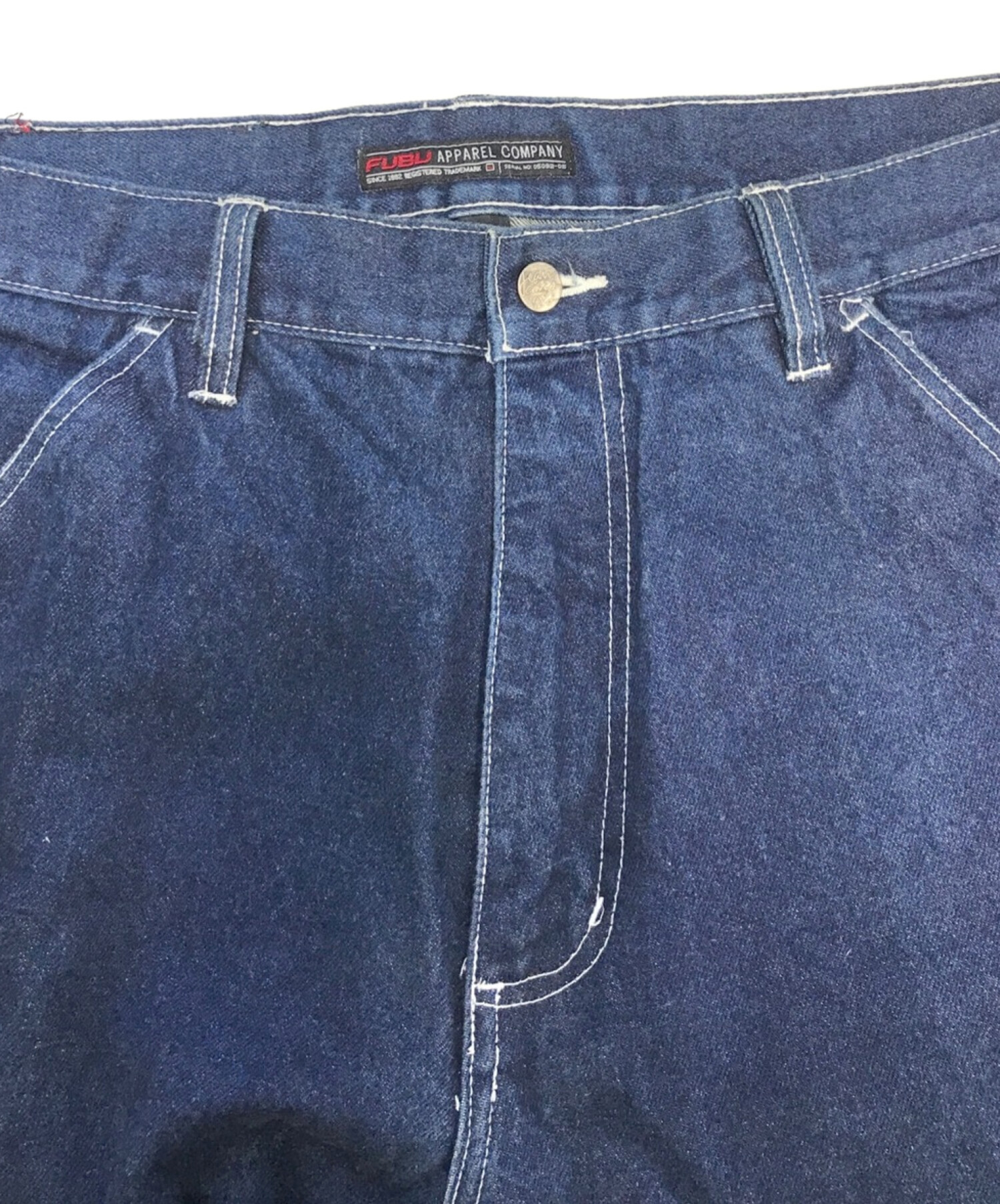 中古・古着通販】FUBU (フブ) バギーデニムパンツ インディゴ サイズ