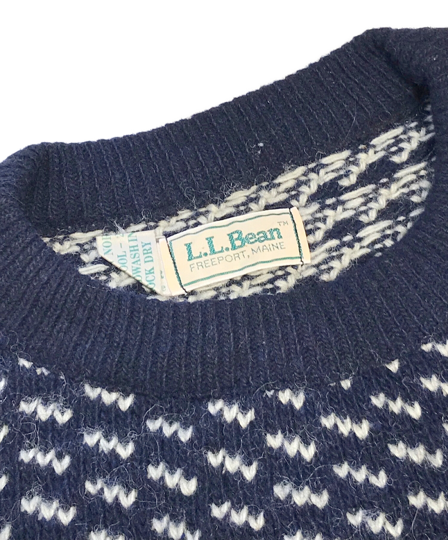 中古・古着通販】L.L.Bean (エルエルビーン) バーズアイニット