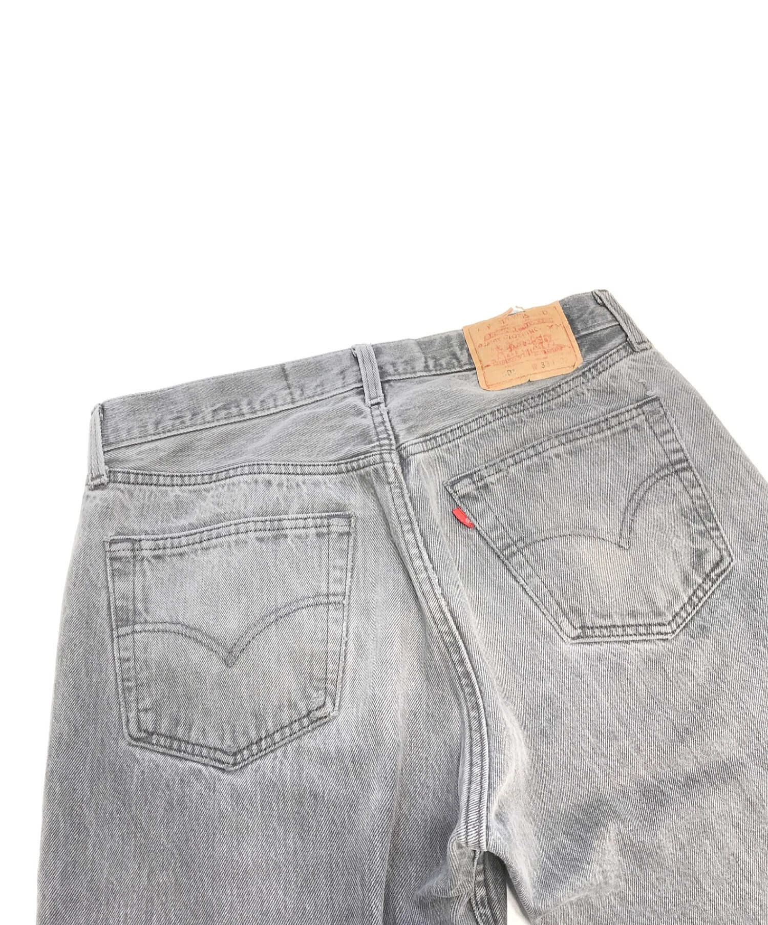 中古・古着通販】LEVI'S (リーバイス) 先染めブラックデニム ブラック