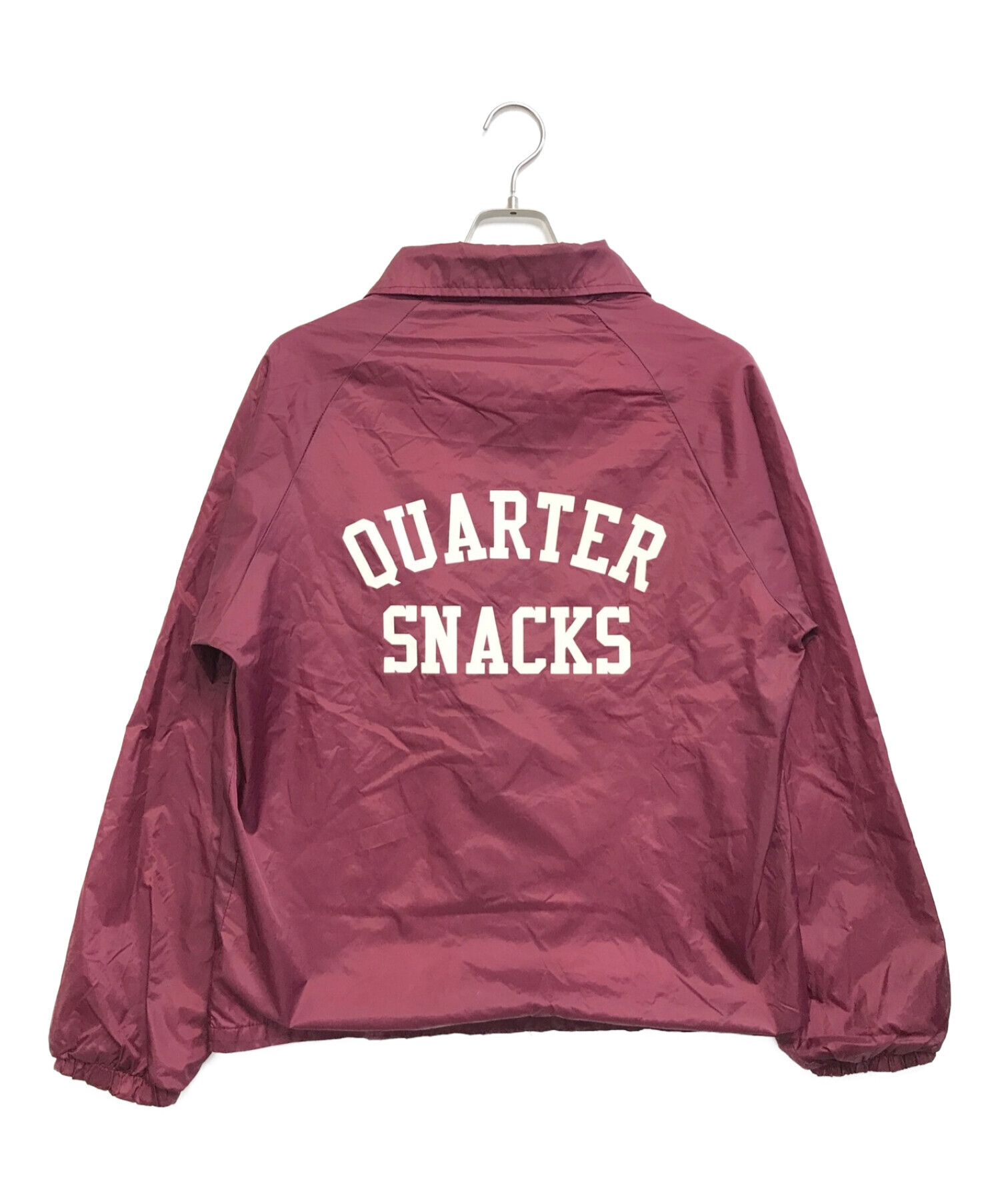 QUARTER SNACKS (クウォータースナックス) コーチジャケット レッド サイズ:M