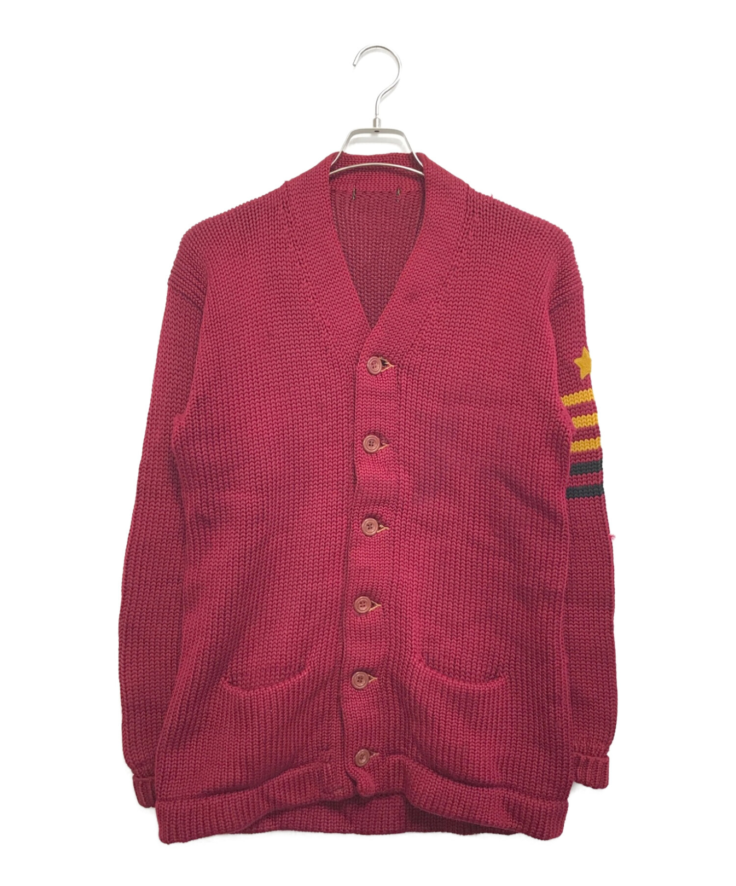 Vintage Cardigan レタードカーディガン - トップス