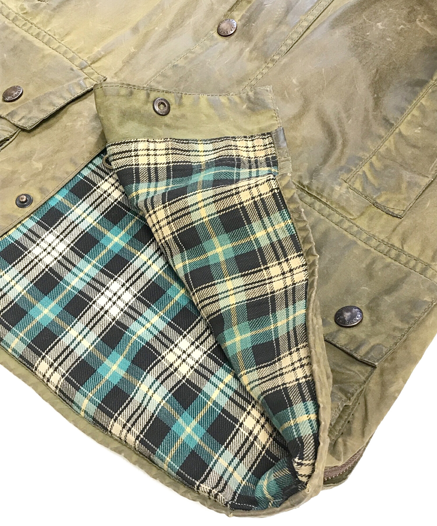 中古・古着通販】Barbour (バブアー) オイルドジャケット グリーン