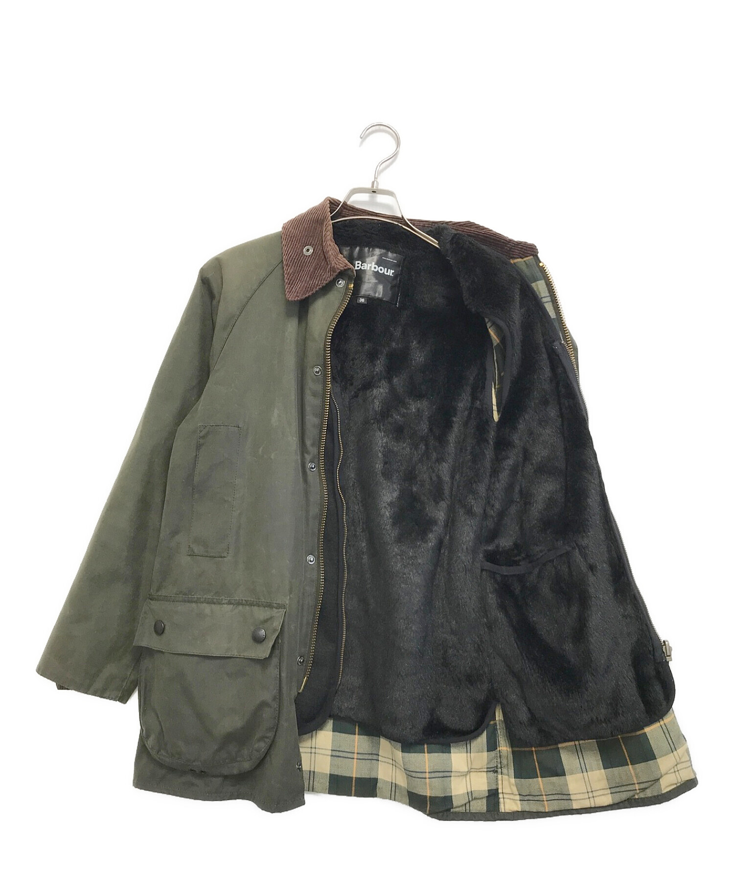 中古・古着通販】Barbour (バブアー) オイルドジャケット グリーン ...