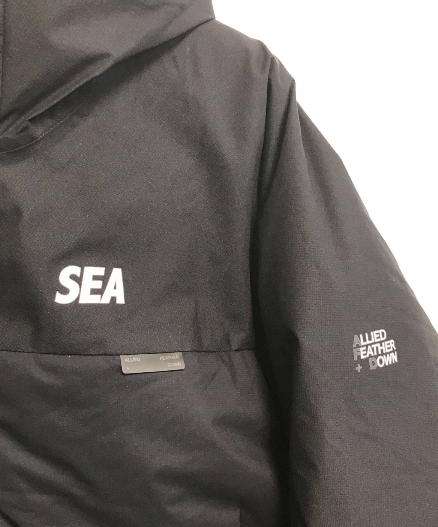 WIND AND SEA (ウィンダンシー) ダウンジャケット ブラック サイズ:M